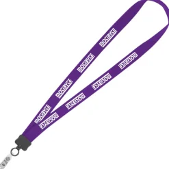 Lanyard - 7/8 inch - 34 inches - Snap with Metal Bulldog Clip