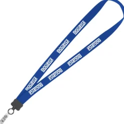 Lanyard - 7/8 inch - 34 inches - Snap with Metal Bulldog Clip