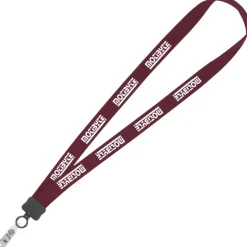Lanyard - 7/8 inch - 34 inches - Snap with Metal Bulldog Clip