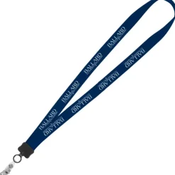 Lanyard - 7/8 inch - 36 inches - Snap with Metal Bulldog Clip