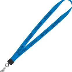 Lanyard - 7/8 inch - 36 inches - Snap with Metal Bulldog Clip