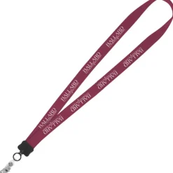 Lanyard - 7/8 inch - 36 inches - Snap with Metal Bulldog Clip