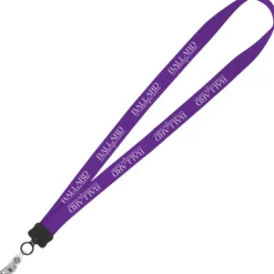 Lanyard - 7/8 inch - 36 inches - Snap with Metal Bulldog Clip