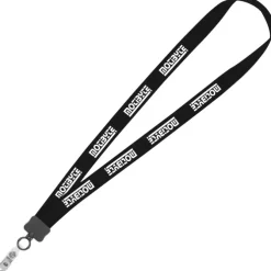 Lanyard - 7/8 inch - 34 inches - Snap with Metal Bulldog Clip - 24 hr
