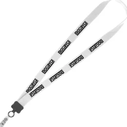 Lanyard - 7/8 inch - 34 inches - Snap with Metal Bulldog Clip - 24 hr
