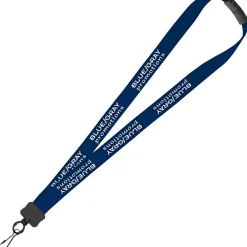Lanyard with Neck Clasp - 7/8 inches - 32 inches - Metal Swivel Snap Hook