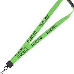 Lanyard with Neck Clasp - 7/8 inches - 32 inches - Metal Swivel Snap Hook