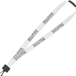 Lanyard with Neck Clasp - 7/8 inches - 32 inches - Plastic Swivel Snap Hook