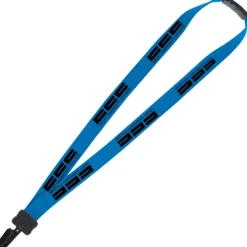 Lanyard with Neck Clasp - 7/8 inches - 32 inches - Plastic Bulldog Clip