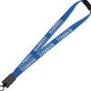 Lanyard with Neck Clasp - 7/8 inches - 32 inches - Snap Buckle Release