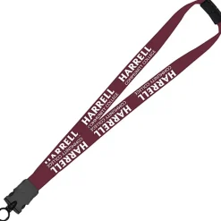 Lanyard with Neck Clasp - 7/8 inches - 32 inches - Snap Buckle Release
