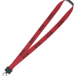 Lanyard with Neck Clasp - 7/8 inches - 32 inches - Plastic O-Ring