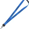 Lanyard with Neck Clasp - 7/8 inches - 32 inches - Metal Swivel Snap Hook - 24 hr