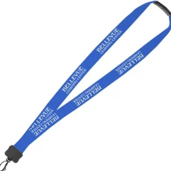 Lanyard with Neck Clasp - 7/8 inches - 32 inches - Plastic Swivel Snap Hook - 24 hr