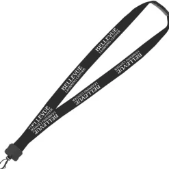 Lanyard with Neck Clasp - 7/8 inches - 32 inches - Plastic Swivel Snap Hook - 24 hr