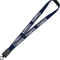Lanyard with Neck Clasp - 7/8 inches - 32 inches - Snap Buckle Release - 24 hr