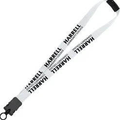 Lanyard with Neck Clasp - 7/8 inches - 32 inches - Snap Buckle Release - 24 hr