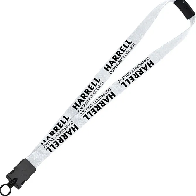 Lanyard with Neck Clasp - 7/8 inches - 32 inches - Snap Buckle Release - 24 hr