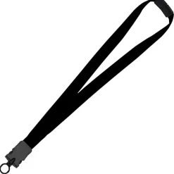 Lanyard with Neck Clasp - 7/8 inches - 32 inches - Snap Buckle Release - 24 hr