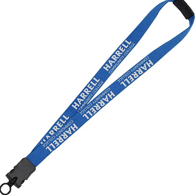 Lanyard with Neck Clasp - 7/8 inches - 32 inches - Snap Buckle Release - 24 hr