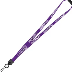 Lanyard with Neck Clasp - 5/8 inch - 32 inches - Metal Swivel Snap Hook