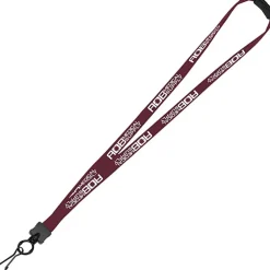Lanyard with Neck Clasp - 5/8 inch - 32 inches - Metal Swivel Snap Hook