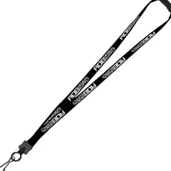 Lanyard with Neck Clasp - 5/8 inch - 32 inches - Metal Swivel Snap Hook