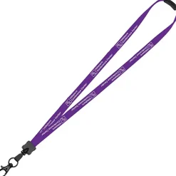 Lanyard with Neck Clasp - 5/8 inch - 32 inches - Large Metal Lobster Claw