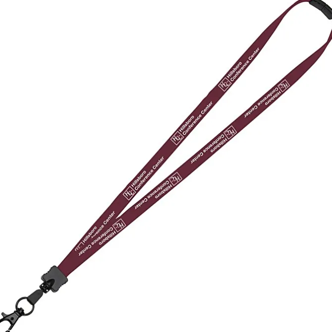 Lanyard with Neck Clasp - 5/8 inch - 32 inches - Large Metal Lobster Claw