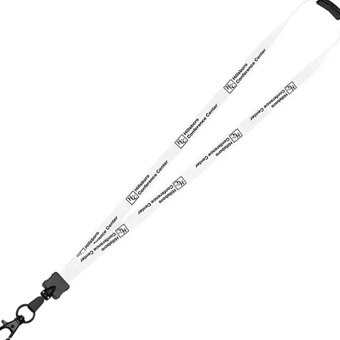 Lanyard with Neck Clasp - 5/8 inch - 32 inches - Large Metal Lobster Claw
