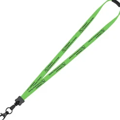 Lanyard with Neck Clasp - 5/8 inch - 32 inches - Large Metal Lobster Claw