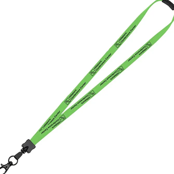 Lanyard with Neck Clasp - 5/8 inch - 32 inches - Large Metal Lobster Claw