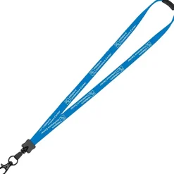 Lanyard with Neck Clasp - 5/8 inch - 32 inches - Large Metal Lobster Claw