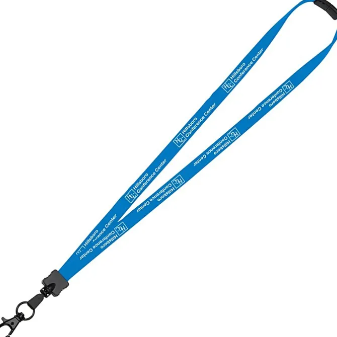 Lanyard with Neck Clasp - 5/8 inch - 32 inches - Large Metal Lobster Claw