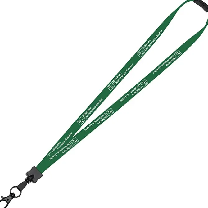 Lanyard with Neck Clasp - 5/8 inch - 32 inches - Large Metal Lobster Claw