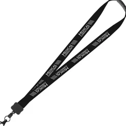 Lanyard with Neck Clasp - 7/8 inch - 32 inches - Large Metal Lobster Claw