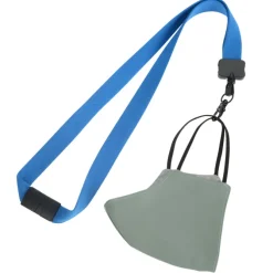 Lanyard with Neck Clasp - 7/8 inch - 32 inches - Large Metal Lobster Claw