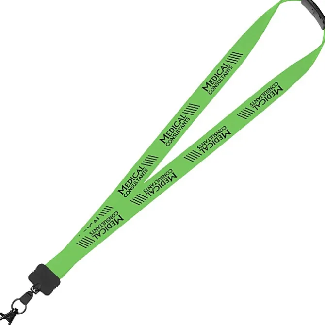 Lanyard with Neck Clasp - 7/8 inch - 32 inches - Large Metal Lobster Claw
