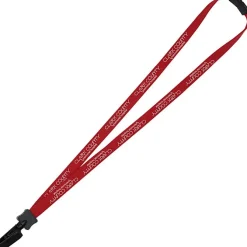 Lanyard with Neck Clasp - 5/8 inch - 32 inches - Plastic Bulldog Clip
