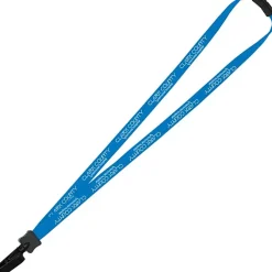 Lanyard with Neck Clasp - 5/8 inch - 32 inches - Plastic Bulldog Clip