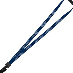 Lanyard with Neck Clasp - 5/8 inch - 32 inches - Plastic Bulldog Clip