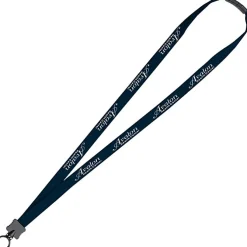 Lanyard with Neck Clasp - 5/8 inch - 32 inches - Plastic O-Ring