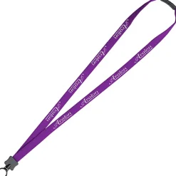 Lanyard with Neck Clasp - 5/8 inch - 32 inches - Plastic O-Ring