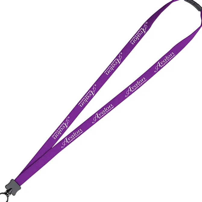 Lanyard with Neck Clasp - 5/8 inch - 32 inches - Plastic O-Ring