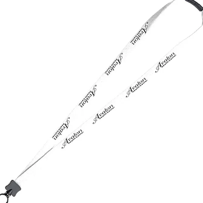 Lanyard with Neck Clasp - 5/8 inch - 32 inches - Plastic O-Ring