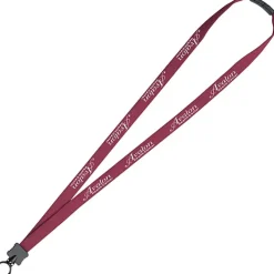 Lanyard with Neck Clasp - 5/8 inch - 32 inches - Plastic O-Ring