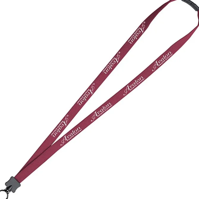 Lanyard with Neck Clasp - 5/8 inch - 32 inches - Plastic O-Ring