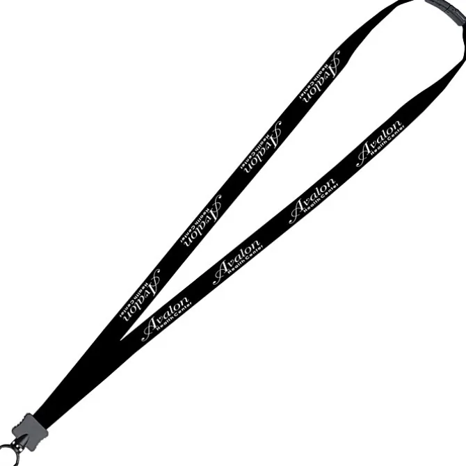 Lanyard with Neck Clasp - 5/8 inch - 32 inches - Plastic O-Ring
