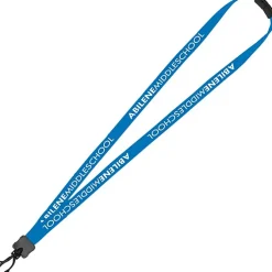 Lanyard with Neck Clasp - 5/8 inch - 32 inches - Plastic Swivel Snap Hook