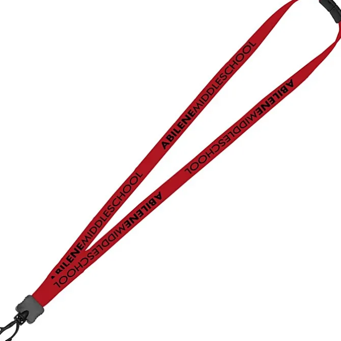 Lanyard with Neck Clasp - 5/8 inch - 32 inches - Plastic Swivel Snap Hook